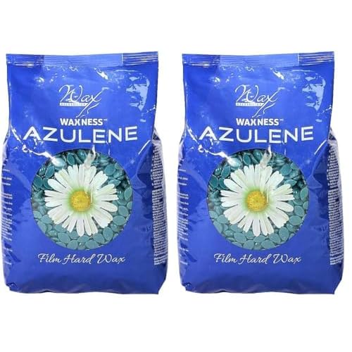 Waxness Wax Necessities Hard Wax Beads Azulene 1.1 Pound (Pack of 2)