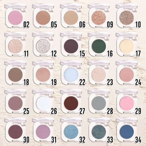 FeiCuiYun Glitter Eyeshadow Palette - 11 Pigmented Colors