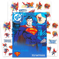 Superman Temporary Tattoos Bundle – 75 Pack