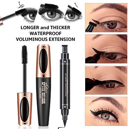 QiBest 32 Color Makeup Set with Brushes, Eyeliner & Lipsticks