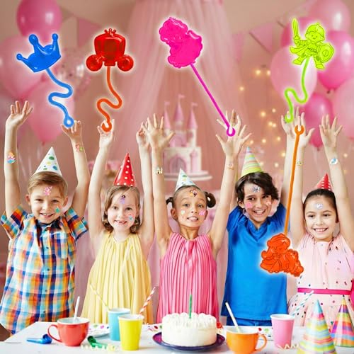 Princess Party Favors 48Pc Set - Stick Hands & Tattoos