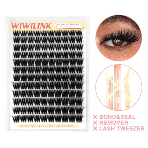 WiWiLINK Volume Bomb Fluffy Lash Clusters - 10-18mm 0.3mm