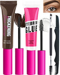 Brow Gel Kit - Thickening Eyebrow Mascara & Clear Setting Glue