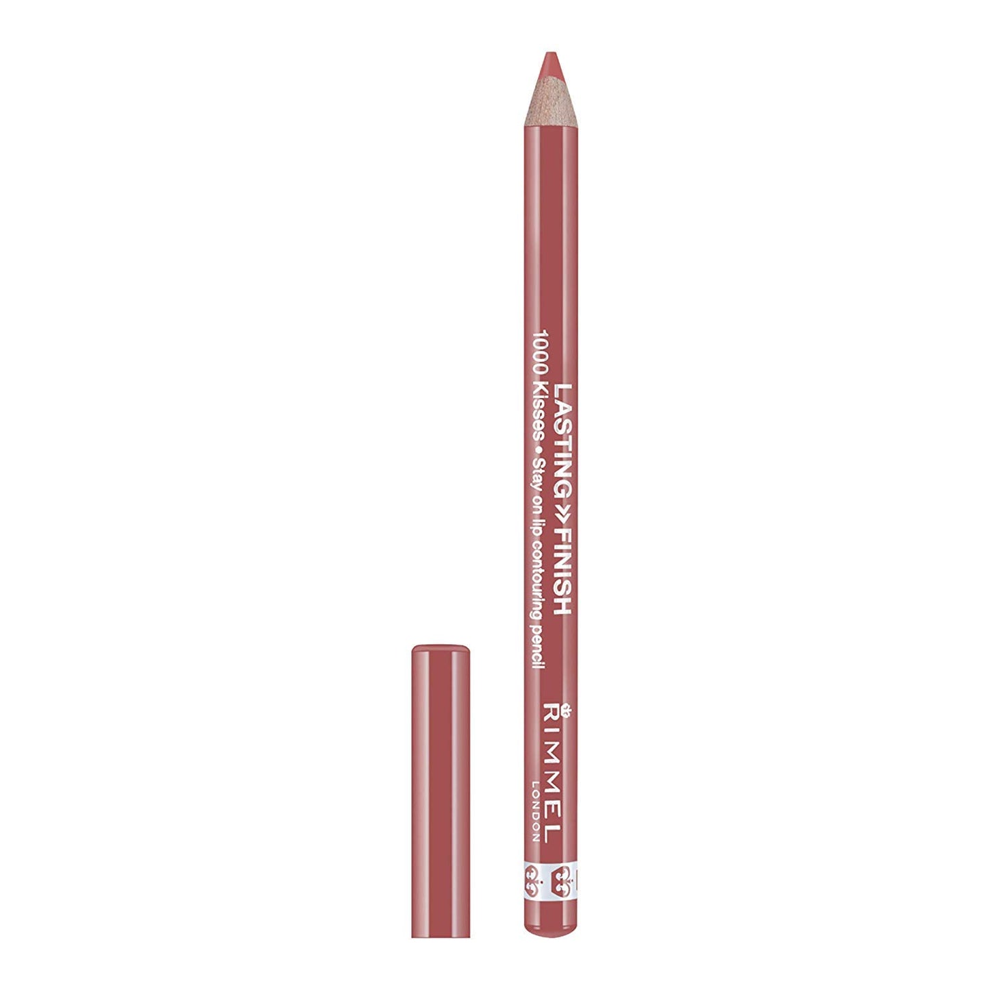 Rimmel, Lasting Finish 1000 Kisses Lip Liner, Blushing Nude 2 Count (Pack of 1)