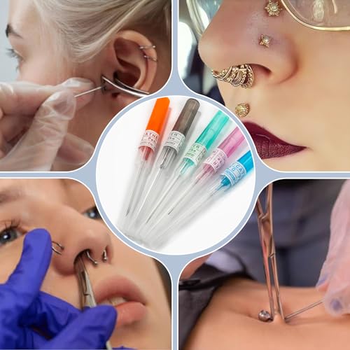 16G Catheter Piercing Needles - 10 Pack, 316L Stainless Steel