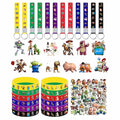 Toy Story Party Favors Set – 86 Pieces with Bracelets, Pins, Keychains & Stickers