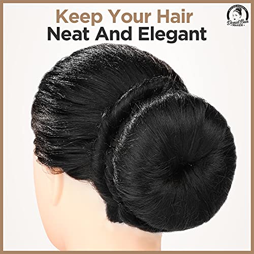 Hair Bun Maker Set - 4 Sizes with 20 Bobby Pins