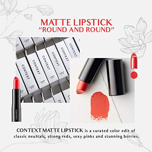 CONTEXT SKIN Matte Lipstick (Round and Round)