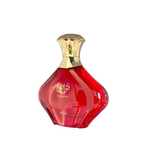 Afnan Turathi Red Eau de Parfum for Women, 3.0 Fl. Oz