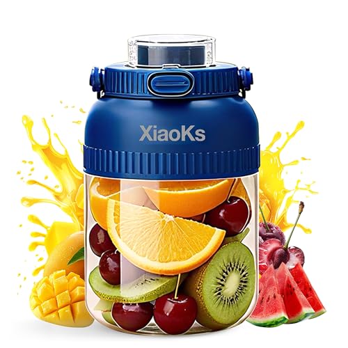 Blue Portable Personal Blender 43oz for Shakes & Smoothies - Travel & Office Friendly