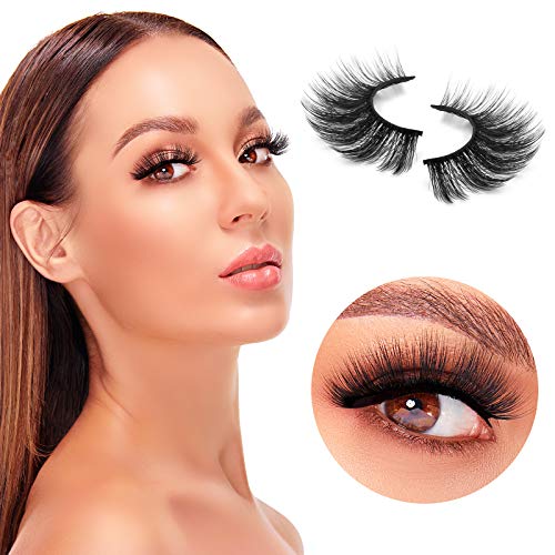 DYSILK Mink False Lashes Strip Eyelashes D Curly Kit