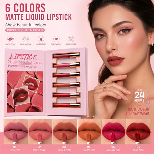 5-in-1 Makeup Palette Book with Eyeshadow, Blush & Contour