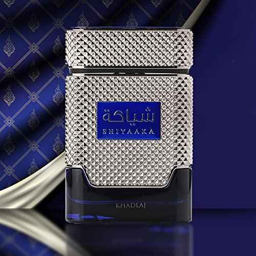 Khadlaj Shiyaaka Blue Eau De Parfum Spray for Men, 3.4 Ounce