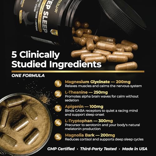 Earth Elixir Melatonin-Free Sleep Aid | Magnesium & L-Theanine