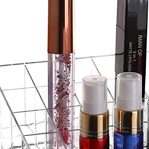 40-Grid Clear Acrylic Lipstick Organizer Holder