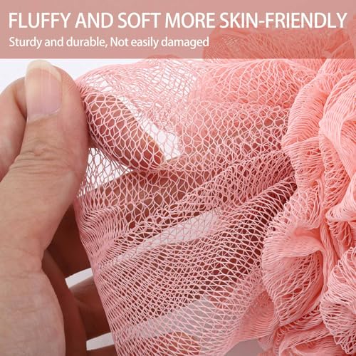 Bath Loofah Sponge Exfoliating Pouf 60g (6 Pack)