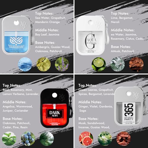 OFUN Men's Cologne Gift Set - 4x35ml Eau de Parfum