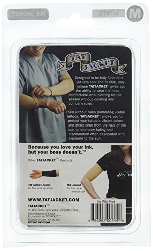 Tatjacket Tattoo Cover Up Sleeve 2-Pack Medium White