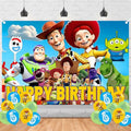 Toy Story Birthday Backdrop Banner - 5ft x 3ft Party Decoration