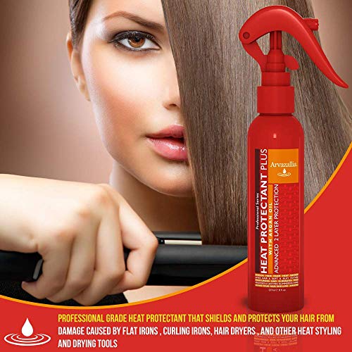 Arvazallia Heat Protectant Spray with Argan Oil