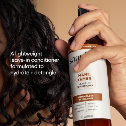 Soapbox Mane Tamer Leave-In Hair Spray - Smoother, Frizz Control, 8 oz