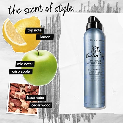 Bumble and bumble. Thickening Dryspun Texture Spray | Volumizing + Adds Texture | Straight to Wavy