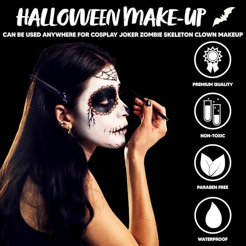 Halloween SFX Makeup Kit with Scar Wax, Fake Blood & Face Paint