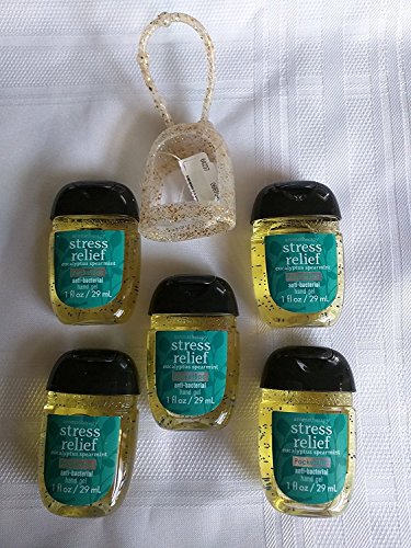 Bath & Body Works Stress Relief PocketBac Hand Gel 5-Pack