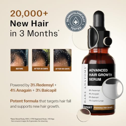Bare Anatomy Hair Growth Serum 3% Redensyl 30mL