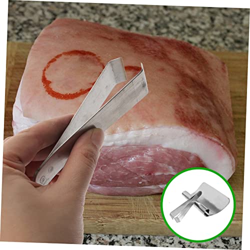 4 Sets Pig Butcher Hair Removal Shaving Hand Tools Metal Scraper Home Tools Manual Pig Hair Razor Kitchen Pig Hair Scraping Tool Hair Remover for Pig Animal Hair Shaver