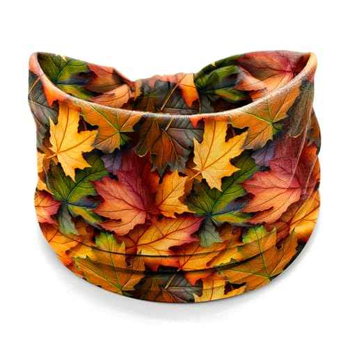 4Pcs Fall Headbands for Women - Thanksgiving Day Turkey Leaves Holiday Hair Bands, Autumn Festive Gift Hair Accessories (Maple)