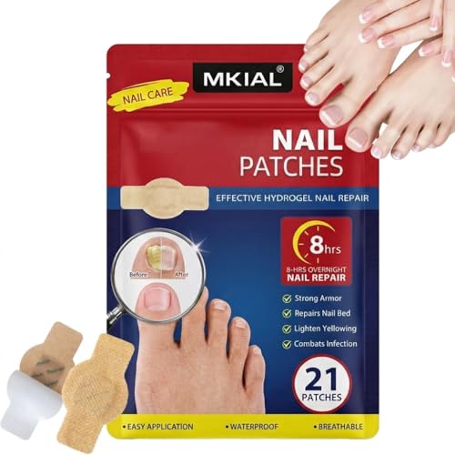 Nail Care Patches - 21 PCS Overnight Toenail Repair for Healthy Nails