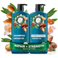 Herbal Essences Argan Oil Repair Shampoo & Conditioner Set 20.2 Fl Oz 2-Pack, Moisturizing & Smoothing, Paraben-Free, Color-Safe, pH-Balanced, Citrus Scent