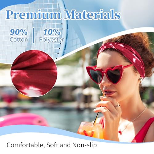 Wide Knotted Headbands for Women – Stretch, Non-Slip