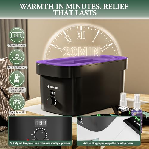 BUMPLYBEE 7000ml Paraffin Wax Machine for Hands & Feet Kit