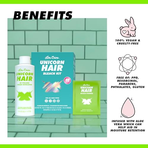 Lime Crime Unicorn Hair Bleach Kit - 40 Volume Developer