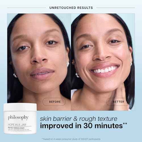 philosophy hope in a jar barrier restore cream ? with ha+ complex, cica & ceramides ? intensely hydrating moisturizer for dry, sensitive skin ? repairs & soothes