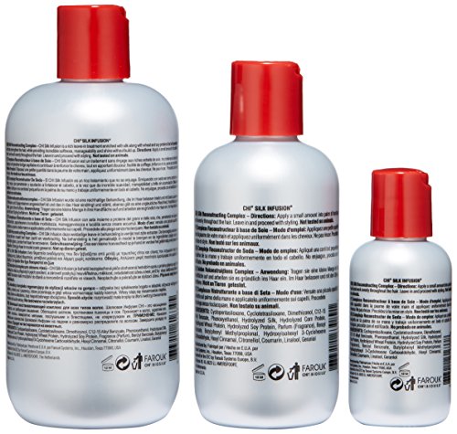 CHI Silk Infusion Leave-In Hair Treatment, 3-Pack 20 Fl Oz