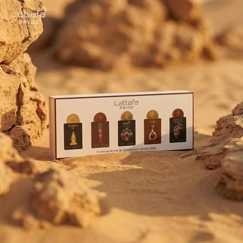 Lattafa Gift Set Collection Eau De Parfum - 5 x 20ml Long-Lasting Scents