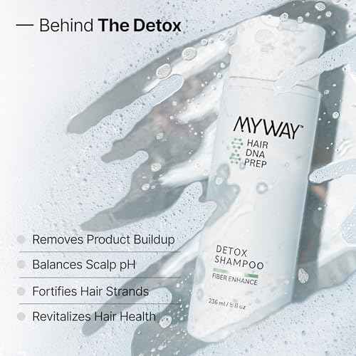 My Way Hair DNA Detox Shampoo ? Deep Clarifying Formula for Product Buildup, Scalp Health Balance, and Damage Repair ? Paraben, Phthalate, Sulfate, and Cruelty-Free Hair Care (8 oz)