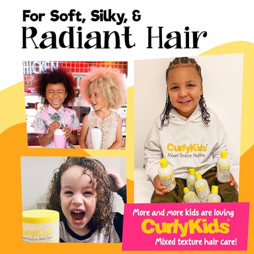 CurlyKids Curl Defining Mousse 6oz | Kids Curly Hair