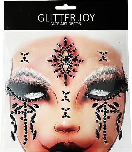 Day of the Dead Face Jewels Stickers - 2-Pack Skull Gems