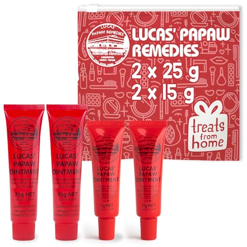 Lip Ointment, Cream, Ointment for Lips & Dry Skin (2x15 Gram plus 2x25 Gram)