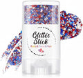 4th of July Glitter Stick - Red, White & Blue Sparkle Gel