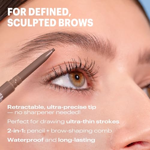 Annabelle Skinny Brow Liner, Universal Dark, 0.003 oz