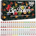 Dmsky Lip Balm Bulk - Fruit Variety Pack, Hydrating for Men, Women, Kids - 0.15 Oz, 360 Count