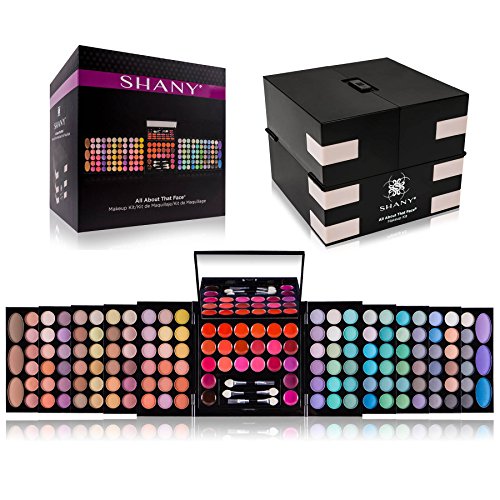 SHANY All About That Face Makeup Kit - 126 Color Set for Beginners