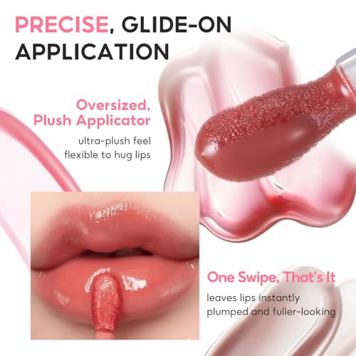 FelinWel Moisturizing Lip Oil - Glossy Sheer Finish, Non-Sticky