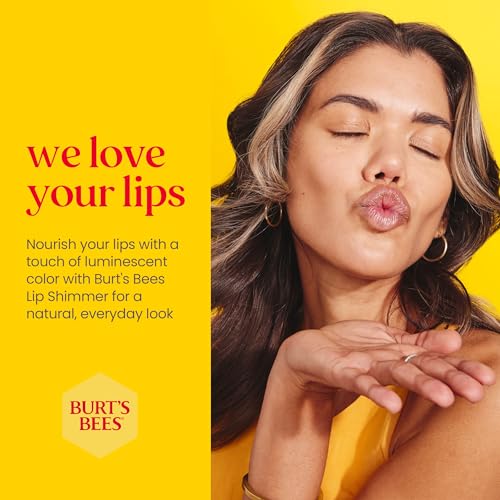 Burt's Bees Strawberry Lip Shimmer - 100% Natural Moisturizing