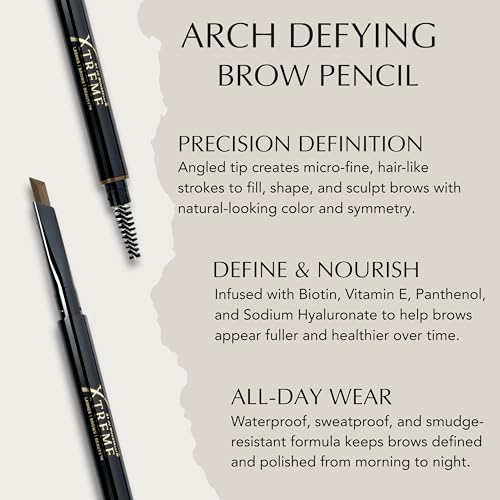 Xtreme Lashes Brow Pencil Light Brown Waterproof & Long-lasting